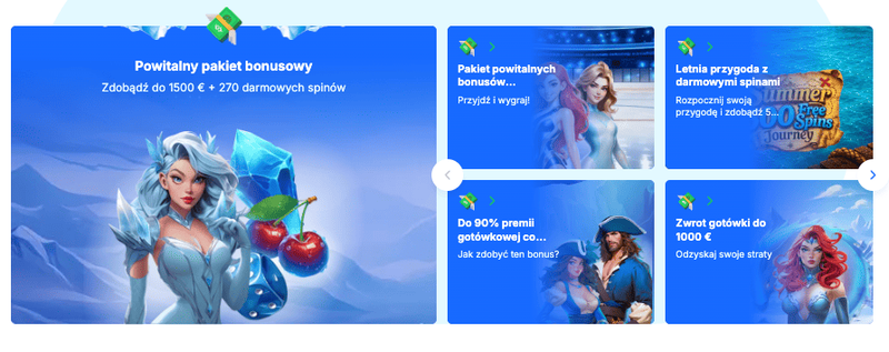 Bonusy w Ice Casino